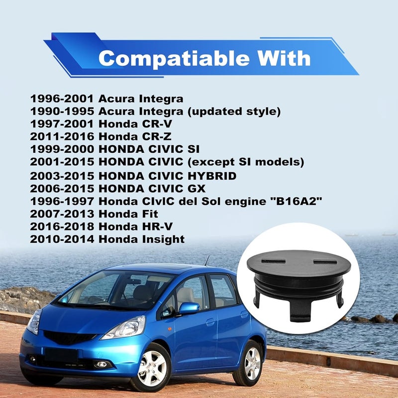 Pleoos Cylinder Head Rear Cam Plug Compatible with Honda Acura CR-V Civic Replace 12513P72003,KF811285,22501023310.1.6 1.7 1.8 2.0L - Image 3